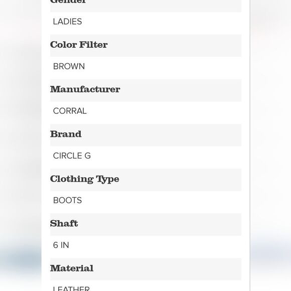 Circle G By Corral Copper Handcrafted Leather Ankle Boots - Picture 5 of 8